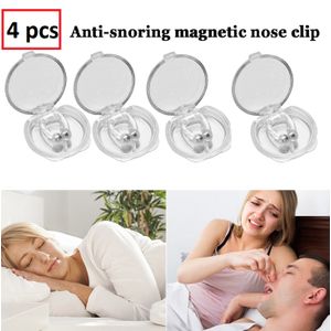 Dispositifs Anti Ronflement,Anti-ronflement Mentonnière,Silicone  Magnétique,Pince à Nez Anti Ronflement,Snore Stopper,Nez Dilatateur  Nasal,Arrête les