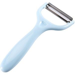 éplucheur de fruits et légumes en acier inoxydable portable (couleur aléatoire)