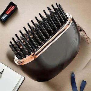 Peigne à cheveux rechargeable sans fil, pour lissage professionnel à domicile