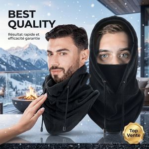 Cagoule d’Hiver Polaire Unisexe – Masque de Ski Coupe-Vent Thermique, Cache-Cou Multifonction pour Course, Cyclisme & Sports Extérieurs