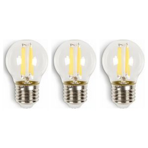 Lot de 3 - Ampoule LED G45 E27 - 470 Lumens - Éclairage Décoratif Pour Intérieur