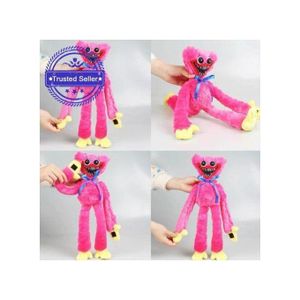 Huggy Wuggy Vert Poppy Playtime Peluche 40cm- rose