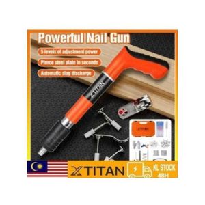 Partagez ce produit Kit de matériel de montage pistolet en acier, pour fixations murales