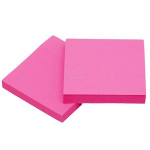 2 Post-it Stick Autocollante Note Rose 80 feuille 75*75 mm