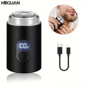 Mini Rasoir Électrique Portable USB Étanche IPX7 – Tondeuse Barbe Homme & Corps – Recharge Rapide, Compact Voyage 