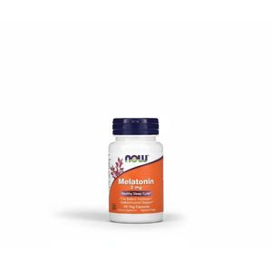 Now Mélatonine 3mg - 60 Capsules Végétales pour un Sommeil Réparateur et un Repos Naturel - Complément Alimentaire pour Adultes