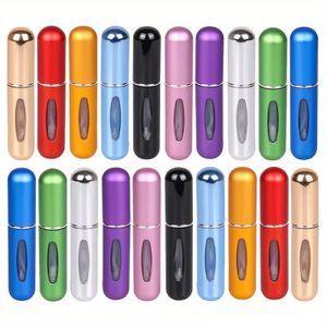 10 Pièces 5ML Bouteille Vaporisateurs de parfum vide rechargeable (couleur aléatoire)