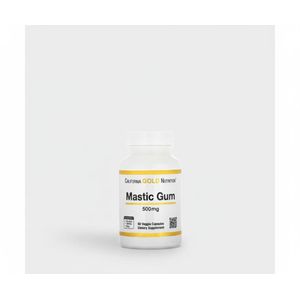 Gomme de Mastic 500mg 60 Capsules - Soutien Digestif Naturel pour Estomac et Intestins - Complément Alimentaire