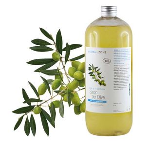 aromazone  Savon liquide pur Olive de Provence BIO vegetal - de 1 l de AROMA ZONE