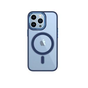 Pochette Coque  iPhone 14 pro Max  transparent Qualite supérieur bleu