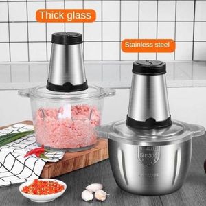 tödlich Hachoir Electrique en acier Inoxydable cooking Amazing avec 3 Lames  et batteur - 3 Litre