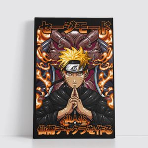 Asian Planet Tableau decoratif sur Toile 25x40 cm pour Anime attack on titan - Naruto - death note - Jujutsu Kaisen  1