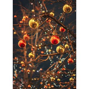 Christmas decorations style 1 Poster Chambre Haute Qualité