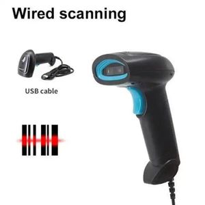 Scanner Code Barre 1D Filaire USB Plug & Play Haute Performance