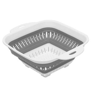 Passoire de cuisine pliable, parfaite pour égoutter les pâtes, les légumes, les fruits