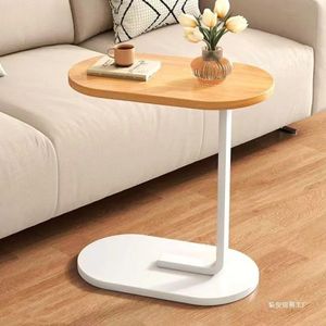 Table d'appoint en C design bois et métal, petite table basse mobile pour canapé et salon, table de chevet compacte pour ordinateur portable Jumia Maroc