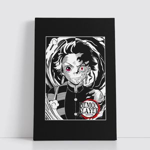Asian Planet Tableau decoratif sur Toile 25x40 cm pour Anime attack on titan - Naruto - death note - Jujutsu Kaisen  1