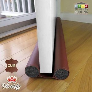 Venezia Boudin de Porte 95cm, Joint Bas de Porte avec Double Joint d'étanchéité ( Marron )