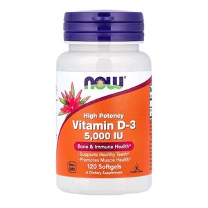 Now  D3 5000iu, 120 gélules