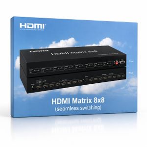 مصفوفة HDMI 8x8 مع التبديل السلس