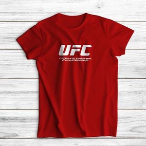 T-shirt Rouge UFC 100% coton