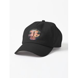 Sunset View of Marrakesh Koutoubia Mosque Casquette noire avec design unique   Dad Hat