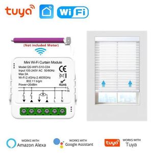 Module Interrupteur Intelligent WiFi pour Rideaux Tuya - Contrôle des Volets et Stores avec Alexa et Google Home