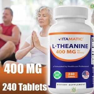 VITAMATIC L-Theanine, 400 mg 240 Tablets 