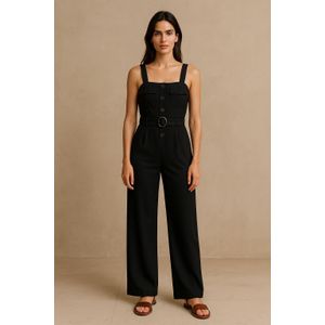 Marwa جمبسوت أسود بأزرار