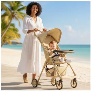 Poussette Bébé Légère et Pliable - Confort, Sécurité Haute qualité 