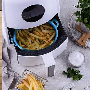 Generic Papier pour friteuse à air carré 50 pièces, papier antiadhésif pour  air fryer سلة ورقية للمقلاة الهوائية، 50 قطعة