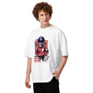 ECHO "Future Generation" Cyber-Anime T-Shirt – Premium White Oversized