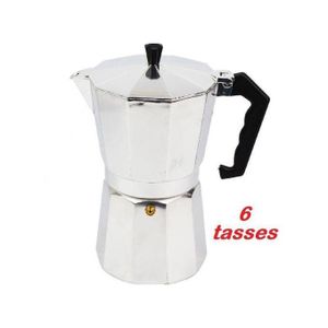 Cafetière expresso en aluminium, 6 tasse