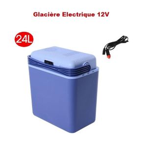Glacière Électrique 24L 12V 220V Mini Réfrigérateur Portable de