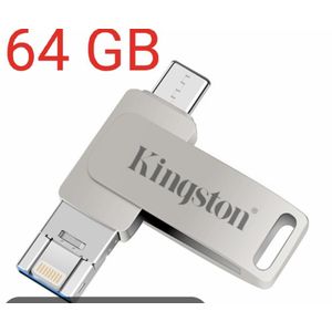 Kingston Sandisk 4-in-1 USB 3.0  Compatibel met PC, Android, iOS - Plug & Play