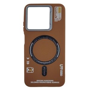 Pochette silicone pour infinix Hot 50i Marron 