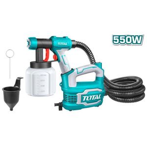 TOTAL Pistolet à peinture HVLP 550W 850 ml