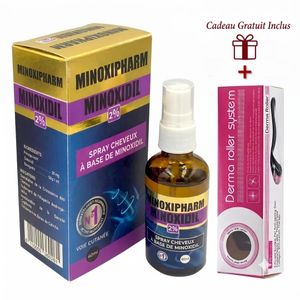 Minoxidil 2% Spray Cheveux 60 ml – Solution Topique Capillaire Anti-Chute – Traitement de l'Alopécie, de la Calvitie et de la Perte de Cheveux – Stimule la Croissance, Favorise la Repousse et Renforce les Cheveux Clairsemés – Pour Hommes et Femme