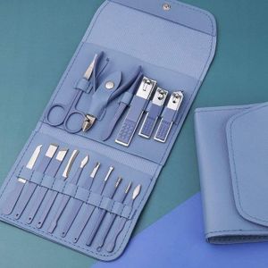 Kit Manucure & Pédicure Professionnel 16 Pièces en Acier Inoxydable