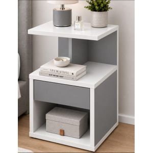 Table d'appoint moderne et élégante au design pratique, idéale pour les chambres 