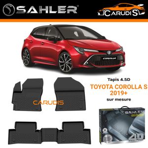 SAHLER Tapis 4.5D Toyota Corolla S sur mesure exacte sans odeur imperméable antidérapant