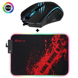 Tapis de Souris Gamer XTRIKE MP-602 avec LED RGB - Taille 770 X 295 x 3mm