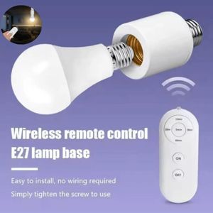Lampe E27 multifonction avec télécommande sans fil et minuterie intelligente