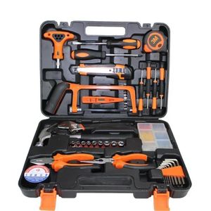 Mallette Outils Complète à 82 Pièces, Boîte à outils portable pour la maison et la voiture