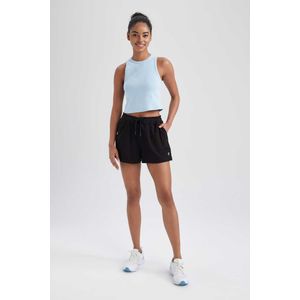Defacto Femme Standard Short - A9919AX - Black