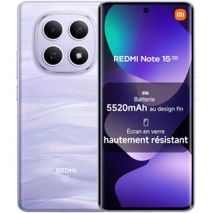 XIAOMI Redmi Note 15 5G NFC 6.83 AMOLED  pulgadas 120Hz  AI -8 GB + 256 GB - MIST PURPLE
