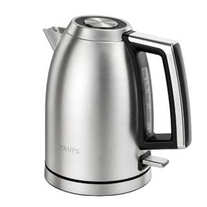 Krups BW552D10 Bouilloire Électrique 1,7 L 2400W Inox Sans Fil Base 360°