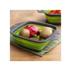 Passoire Silicone Flexible, Idéale pour Laver Fruits et Légumes