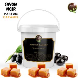 Bio Pro Green الصابون المغربي الأسود عطر كراميل سابون بلدي