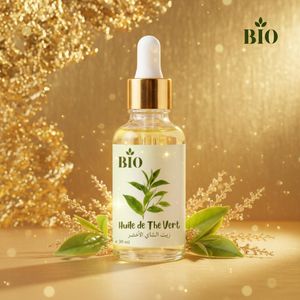 Bio Huile de Thé vert 30 ml qualité supérieure hydratation